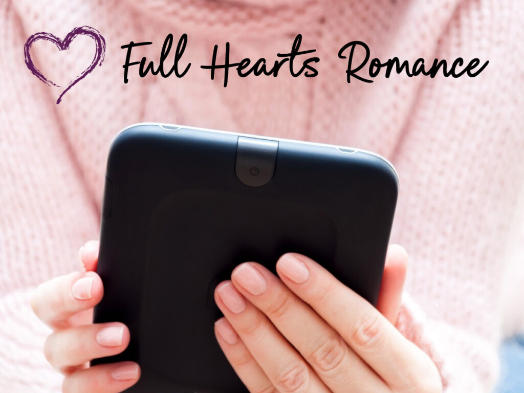 close the script font "Full Hearts Romance" across the