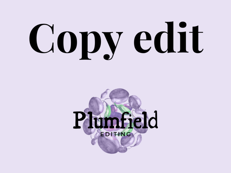 Copy Editing
